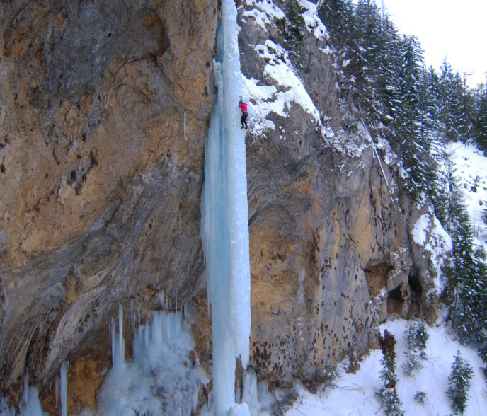 arrampicata su ghiaccio