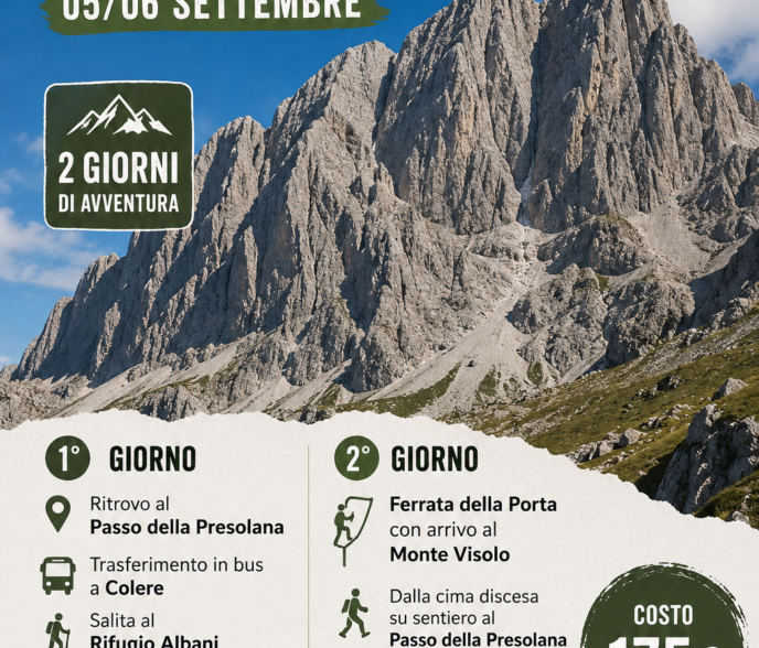 Ferrata della Porta 05/06 Settembre 2026